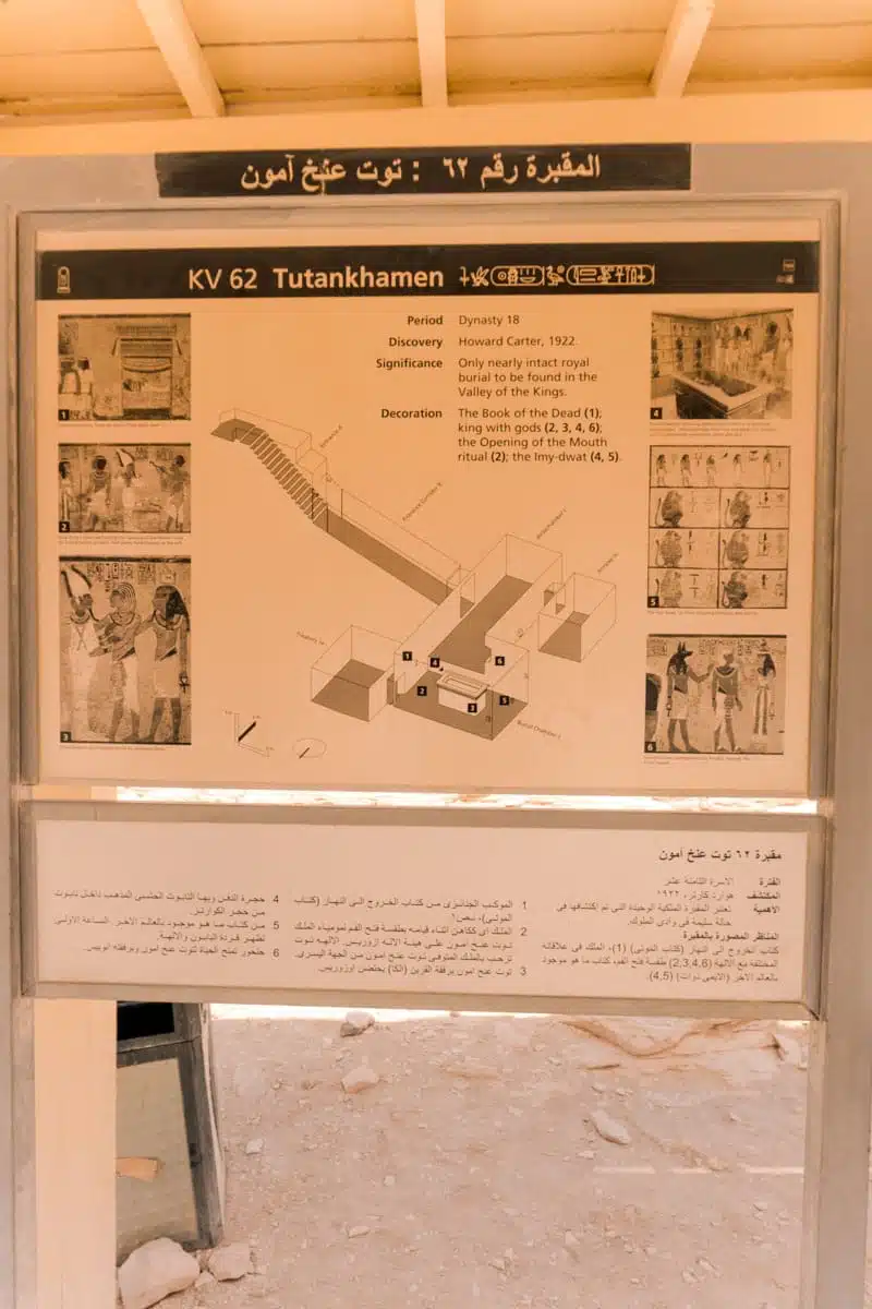 Tutankhamen Valley of the Kings
